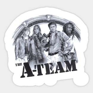 the a team new 8 Sticker